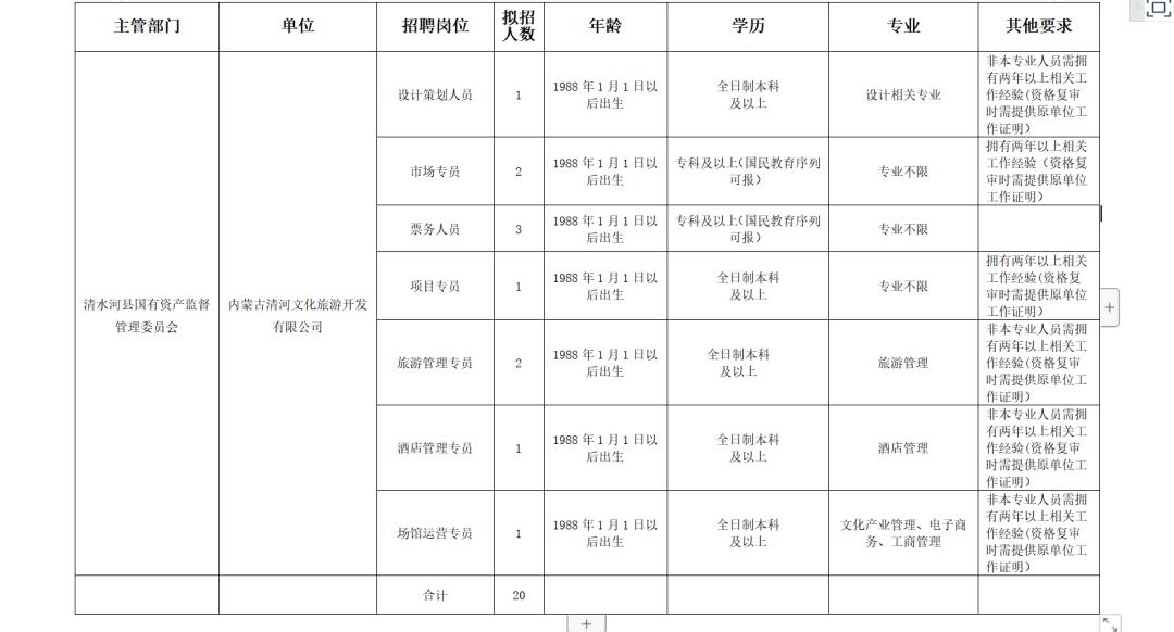 清河县文化广电体育和旅游局最新招聘启事概览